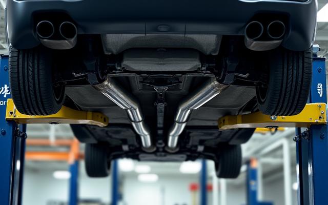 배기 시스템 수리